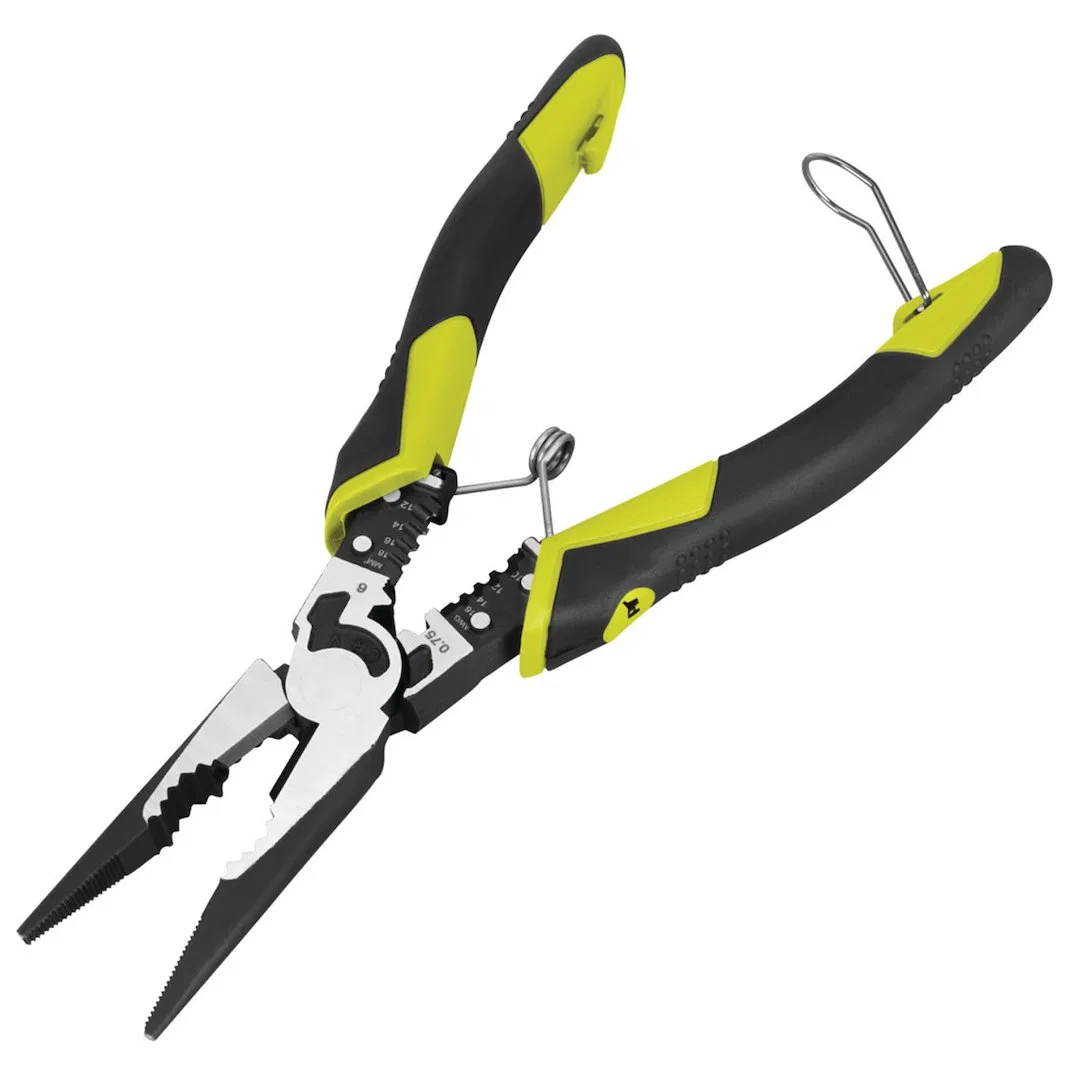 W86507 – PERFORM TOOL Pliers, Multifunctional Long Nose 8-1/2 Inch Length Non-Reversible Without Automatic Return Non...